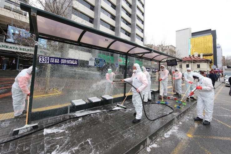 Çankaya’da Farklı Noktalarda Dezenfektan Hizmeti