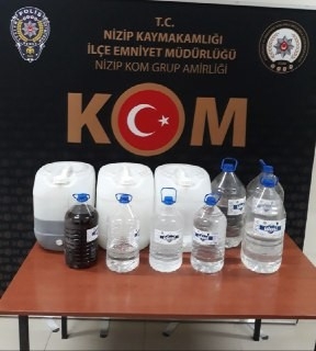Gaziantep’te Kaçak Ve Sahte Alkol Operasyonu