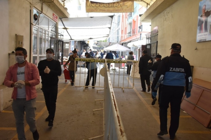Başkan Kaya’dan Pazarda Korona Virüs Denetimi