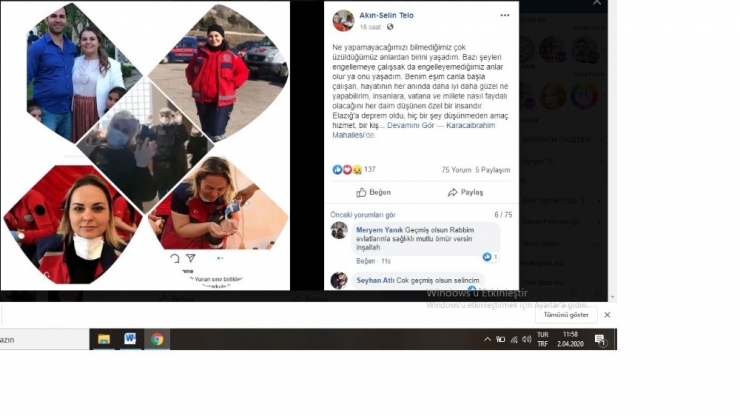 Korona Virüsten Kurtulan Sağlık Personelinin Eşinden Duygulandıran Paylaşım