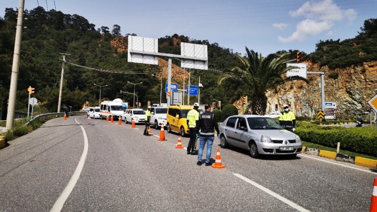 Marmaris’in Tüm Giriş Noktaları Kontrol Altında
