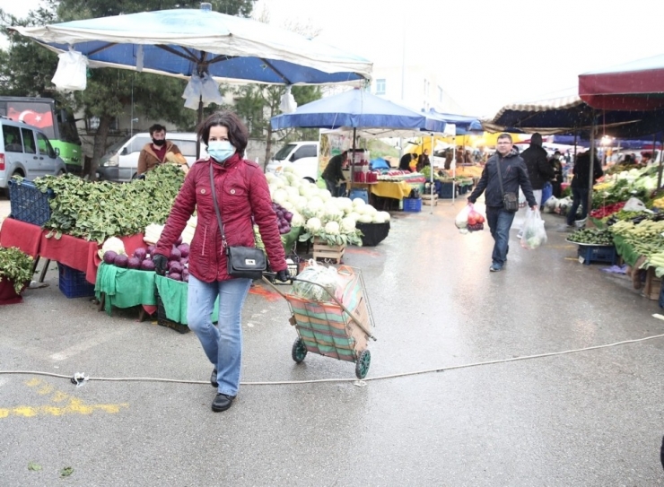 Nilüfer’de Pazarlara Girişler Kontrol Altında