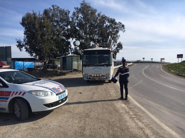 Tarsus Jandarması Koronavirüs Denetimlerini Sürdürüyor