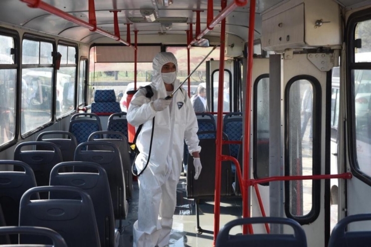 Taşköprü Belediyesi, Dezenfekte Çalışmalarına Ara Vermiyor