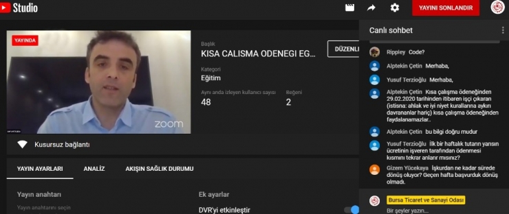 Btso, “Akademi” Projesini Dijitâl Platforma Taşıdı