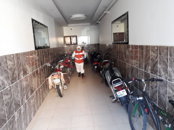 Kilis’te Dezenfekte Çalışmaları Aralıksız Sürüyor