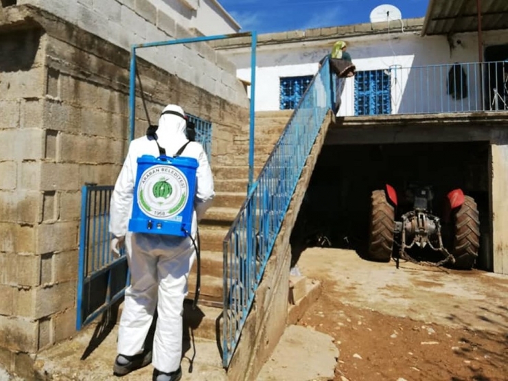 Araban Belediyesi Dezenfekte Çalışmalarını Sürdürüyor