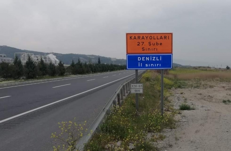 Aydın-denizli İl Sınırındaki Buharkent’te Geçişlerde Denetim