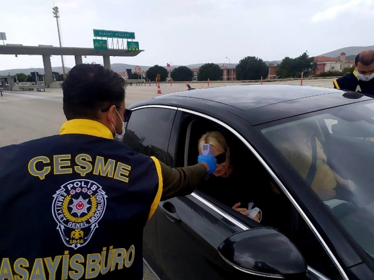 Çeşme Girişlerinde Kontroller Sıkılaştırıldı