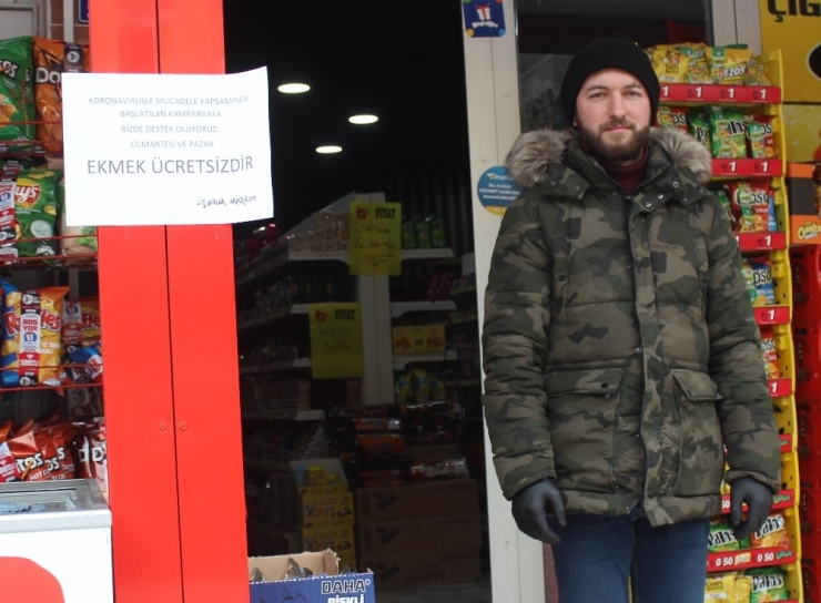 Market İşletmecisi, 2 Gün Boyunca Sattığı Ekmekler Karşılığında Para Almadı