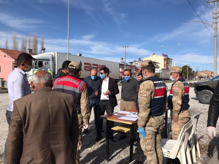 Kaymakam Köroğlu Yol Kontrol Çalışmalarını Denetledi