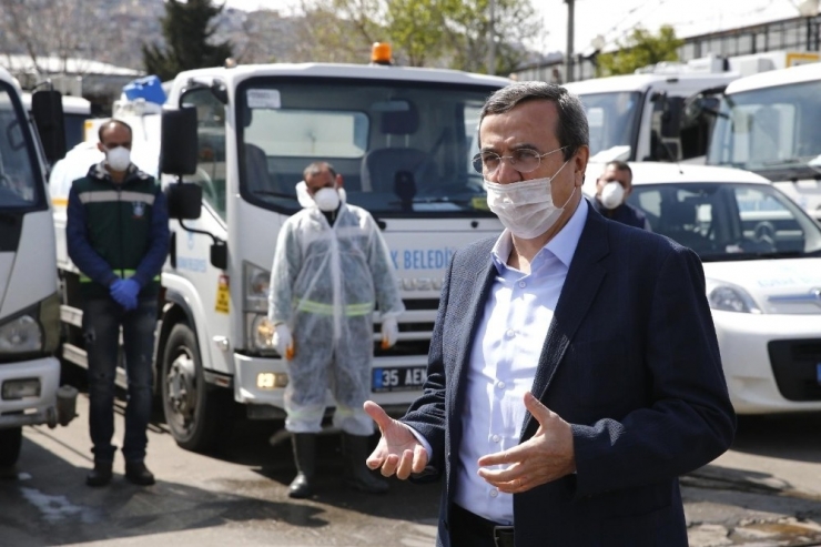 Başkan Batur’dan Personele Moral Ziyareti