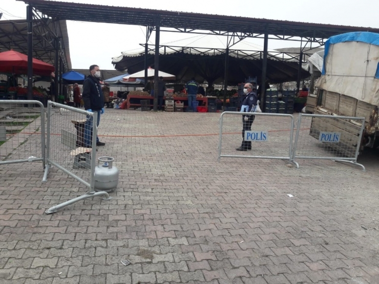 Elazığ’da Semt Pazarlarında Sıkı Önlem