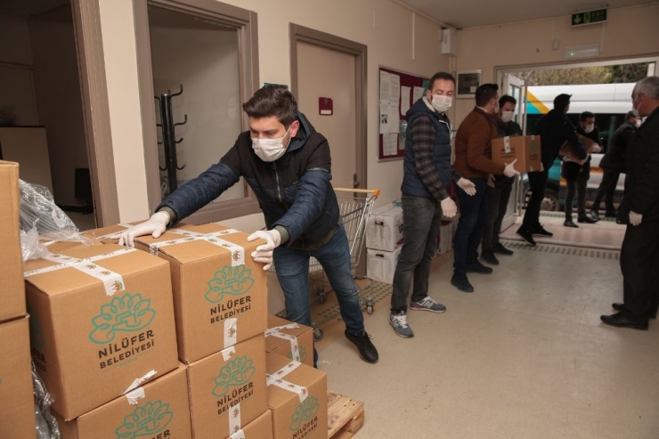Nilüfer’de İhtiyaç Sahiplerine Gıda Desteği