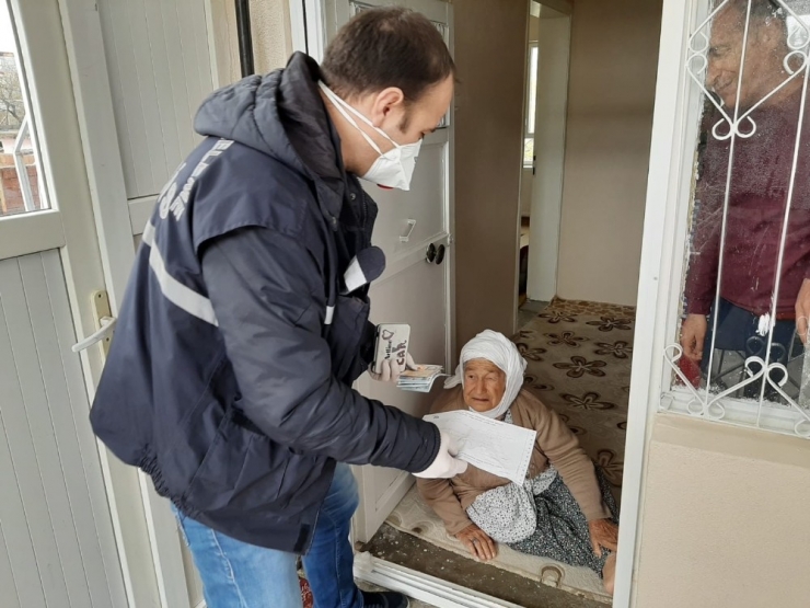 Kahta Vefa Ekibinden Yaşlılara Yardım Eli