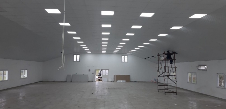 Yörükler Mahallesi Düğün Salonunda Çalışmalar Başladı