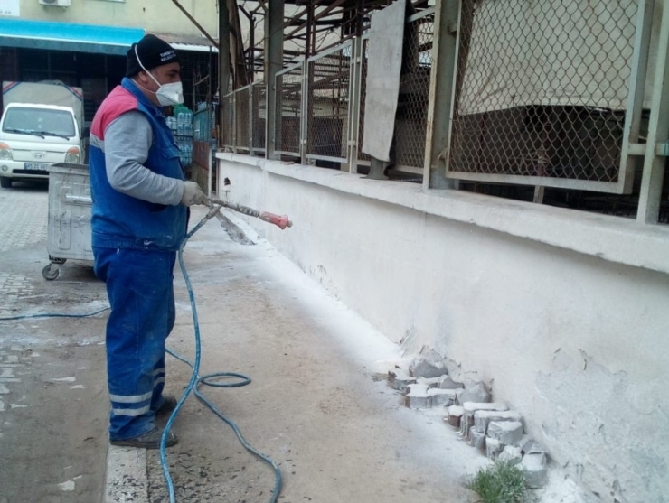 Turgutlu Belediyesi’nden Dezenfekte Mesaisi