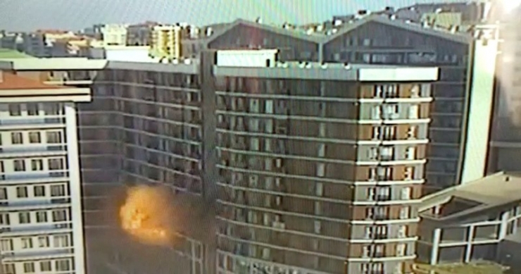 Esenyurt’ta Doğal Gaz Patlaması Kamerada