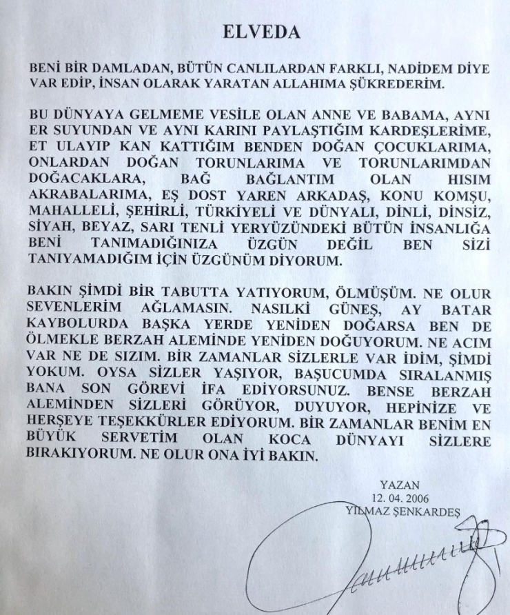 2006 Yılında Vasiyetini Yazdı, Korona Virüsten Hayatını Kaybetti