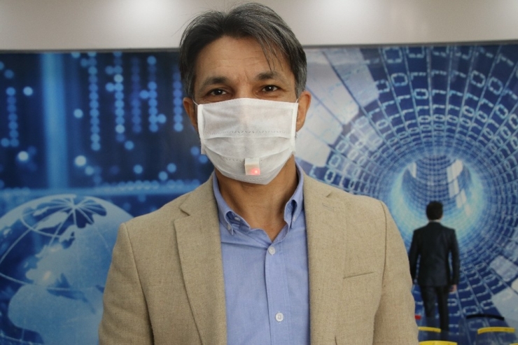 Ateşölçerli Maske Yaptılar