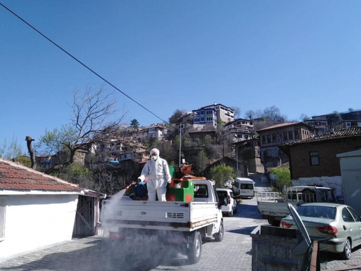 Safranbolu’da Dezenfekte Çalışmaları Sürüyor