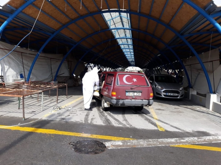 Develi’de Araç Dezenfekte Çalışmaları Başladı