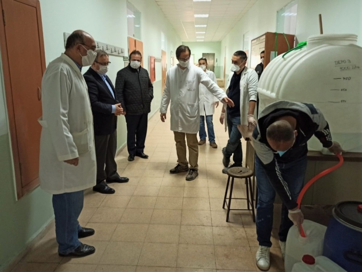 Trakya Üniversitesi Kimya Bölümünden Dezenfektan Üretimi