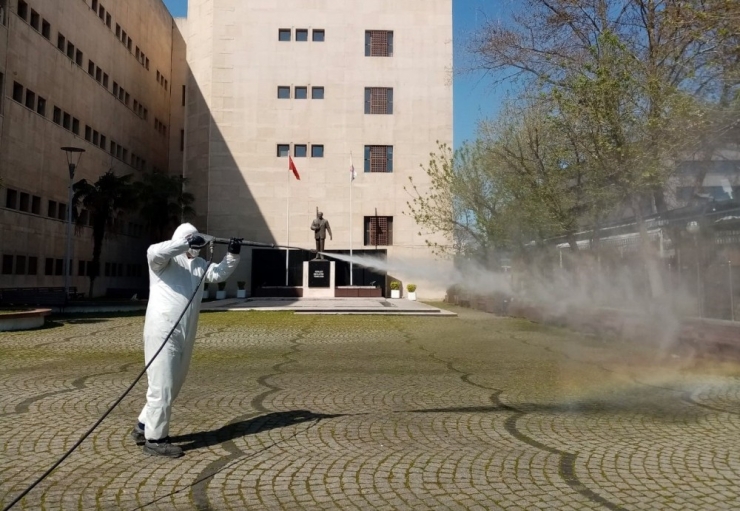 Bursa Adliyesinde Korona Virüs Önlemi