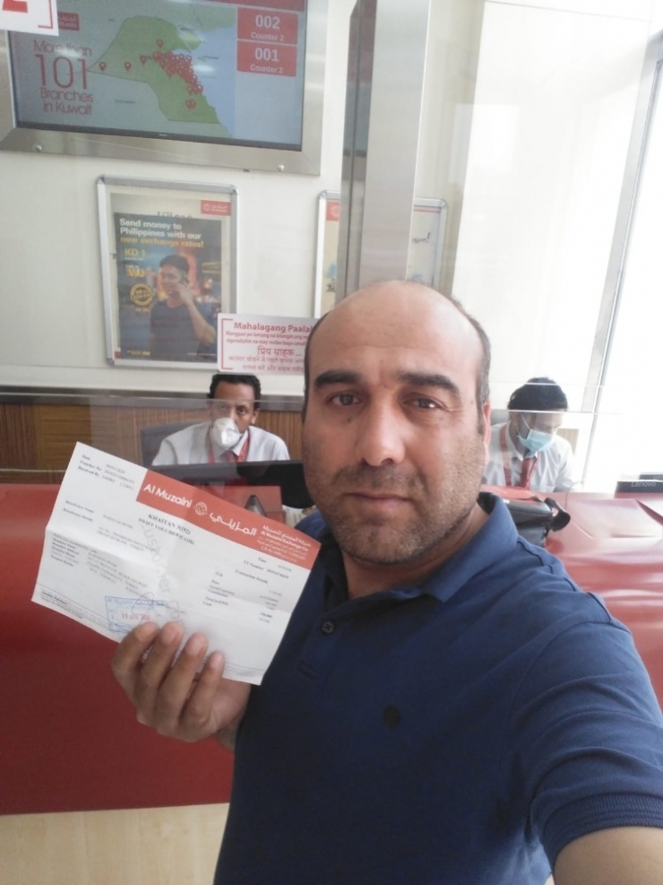 İnşaat İşçisi, Kampanyaya Bir Aylık Maaşını Bağışladı