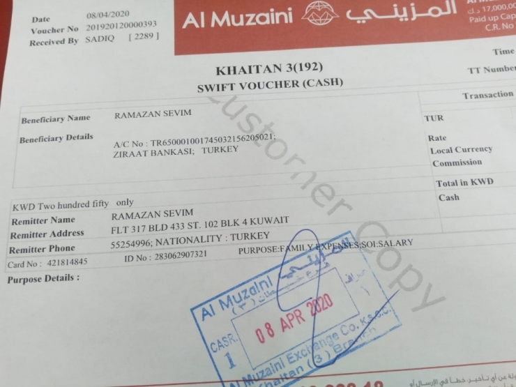 İnşaat İşçisi, Kampanyaya Bir Aylık Maaşını Bağışladı