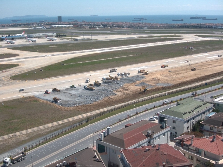 Atatürk Havalimanı’ndaki Çalışmalar Havadan Görüntülendi
