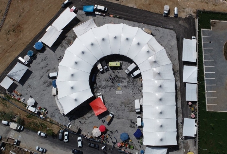 Mardin’de Kapalı Semt Pazarı Hizmete Girdi