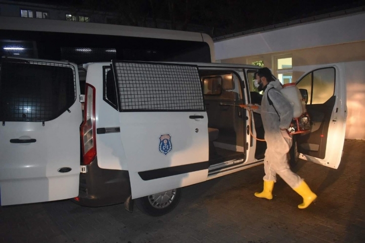 Ceza İnfaz Kurumları Dezenfekte Edildi