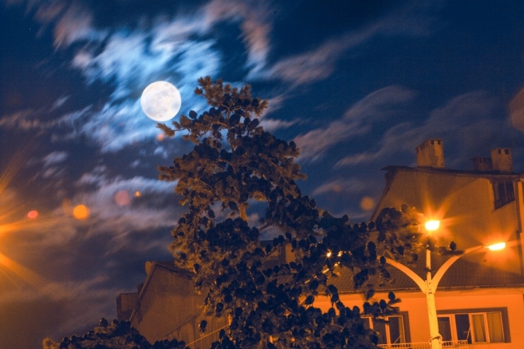 Süper Ay Sivas’ta Böyle Görüntülendi