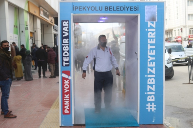 Van’da Dezenfeksiyon Kabinlerine Yoğun İlgi