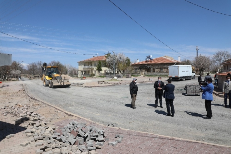 Tarihi Güzelköy Mahallesinde Altyapı Ve Üst Yapı Çalışmaları Başladı