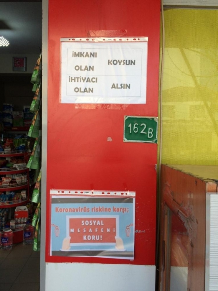 "İmkanı Olan Koysun, İhtiyacı Olan Alsın"