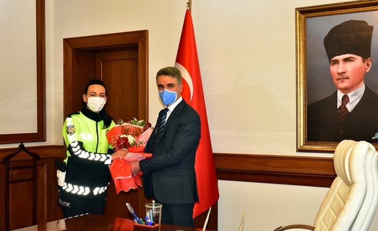 Emniyet Teşkilatından Vali Baruş’a 175. Kuruluş Yılı Ziyareti