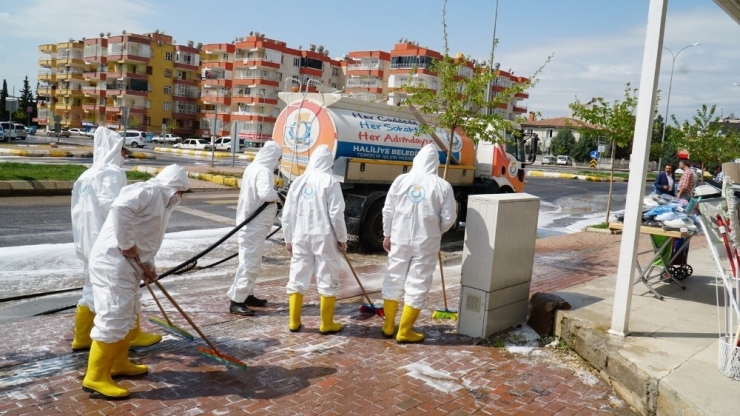 Haliliye’de Salgınla Mücadele Devam Ediyor