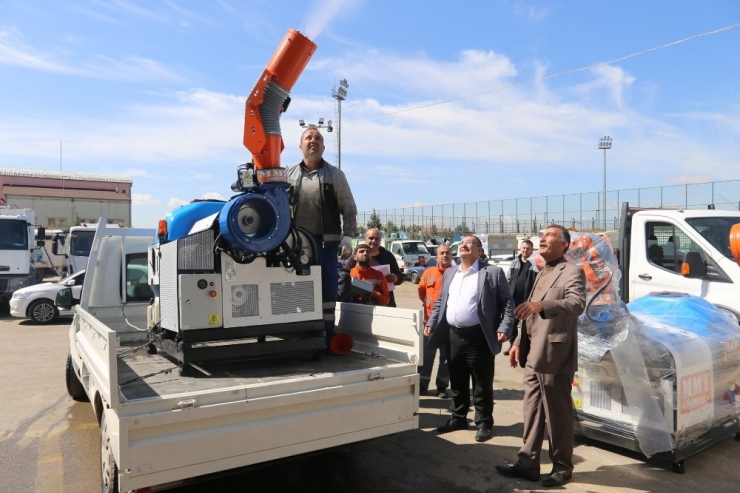 Yeni Dezenfekte Araçları Hizmete Başladı