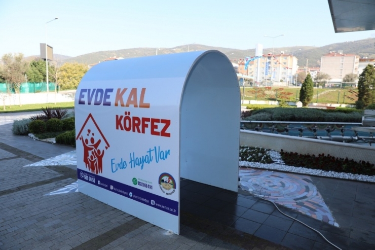 Körfez’e Mobil Dezenfeksiyon Tünelleri