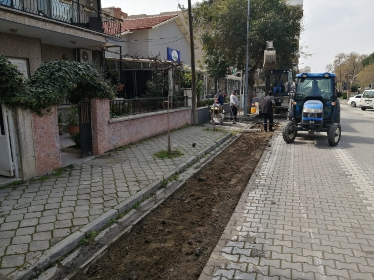 Büyükşehirin Ürettiği Taşlar, Cadde Ve Sokakları Süslüyor