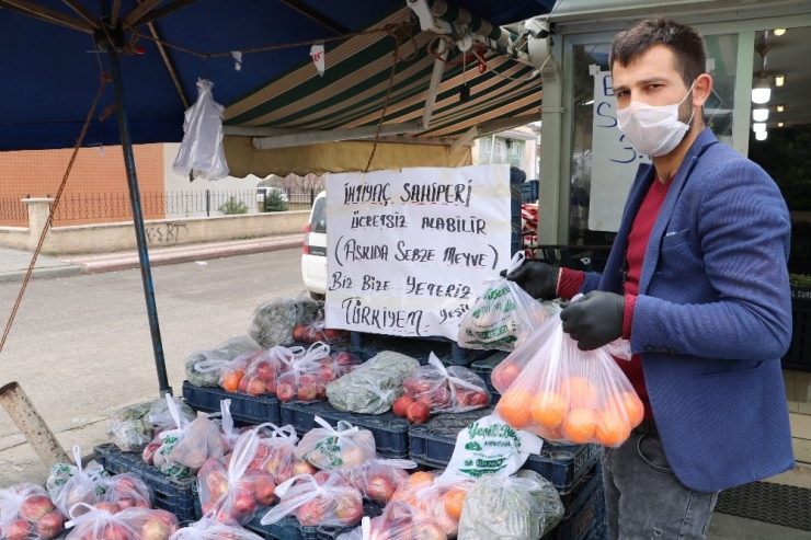 Askıda Meyve Sebze Kampanyası İlgi Gördü