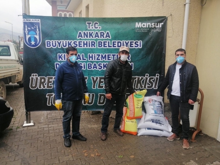 Başkent’te Üreticiye Tohum Desteği