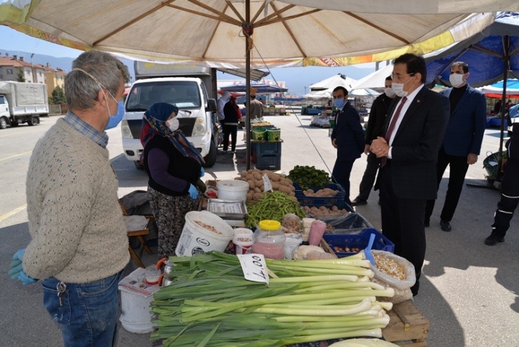 Bolu Valisi Ahmet Ümit, Korona Virüs Tedbirlerini Yerinde İnceledi
