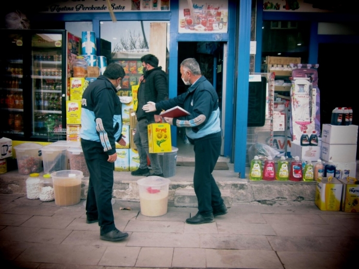 Bulanık Belediyesi İlçedeki İşletmeleri Denetledi