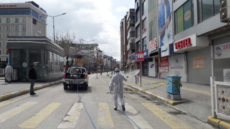 Yasak İle Birlikte Tüm Alanlar Dezenfekte Edildi