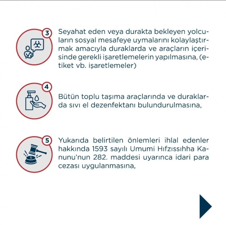 İstanbul Valiliğinden Toplu Taşıma Araçlarındaki Yeni Tedbirlere İlişkin Paylaşım