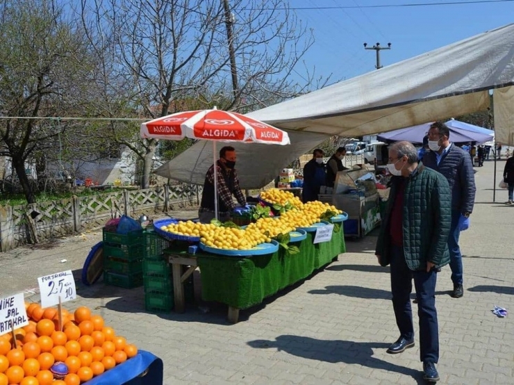 Kırklardeli’de Semt Pazarlarında Korona Virüs Denetimleri