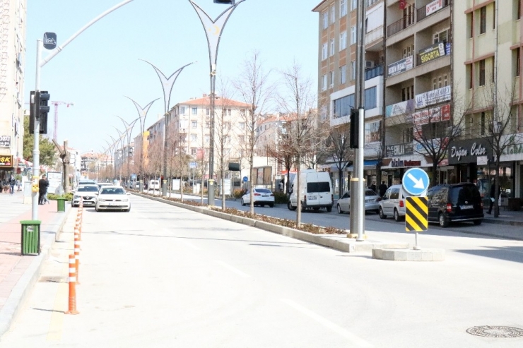Sokağa Çıkma Yasağının Olmadığı Kırşehir’de Sokaklar Bomboş
